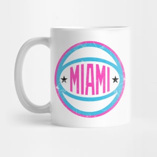 Miami Retro Ball - Vice White Mug